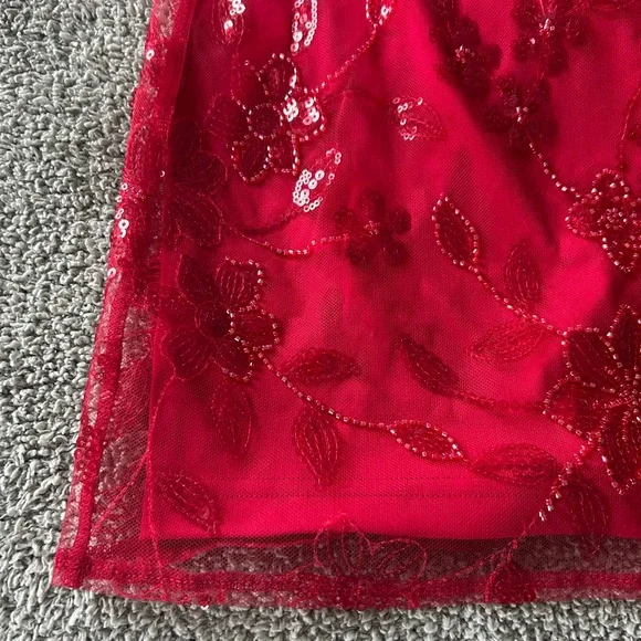 Peppermayo Red Strapless Dress - Picture 6 of 9